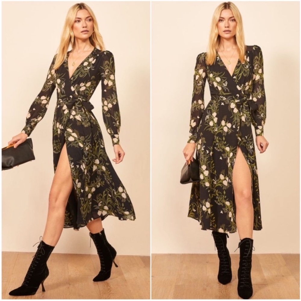 Reformation Susanna Floral Midi Dress